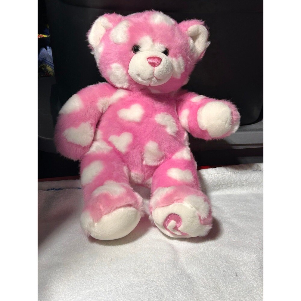 Pink Heart build a bear